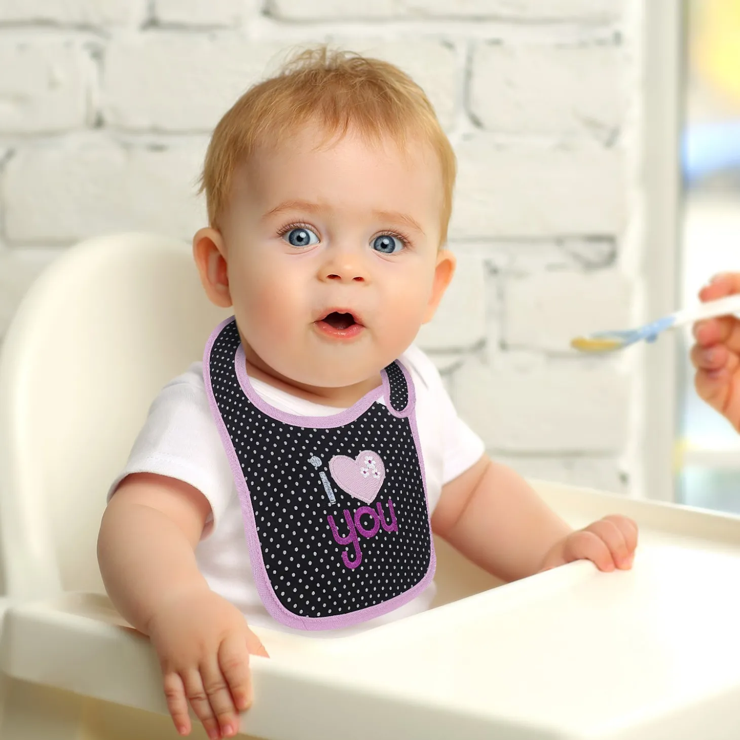 Zebra Multicolour 3 Pk Bibs